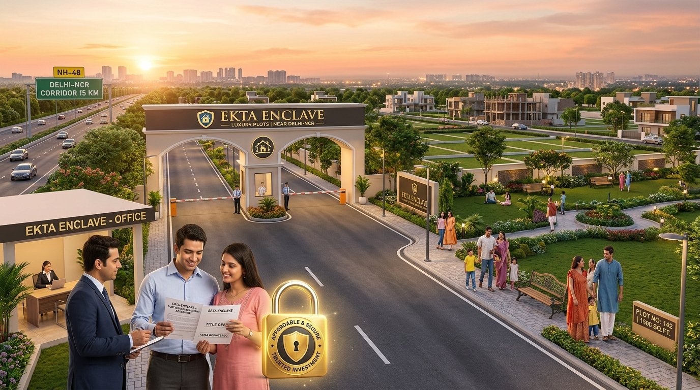 Affordable and Secure Investment Near NCR – Ekta Enclave, Tapukara Bhiwadi