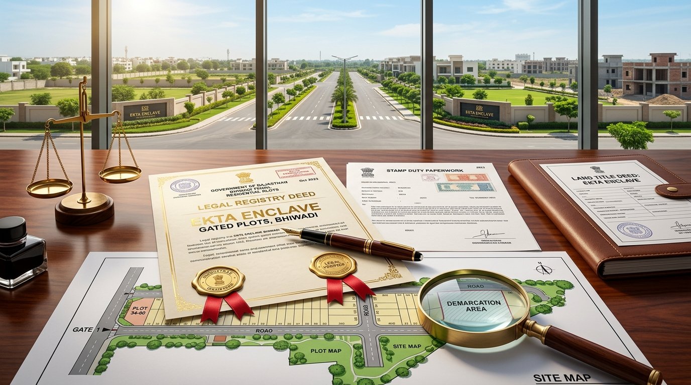 Plot Registration and Legal Documents in Ekta Enclave Bhiwadi – Complete Guide