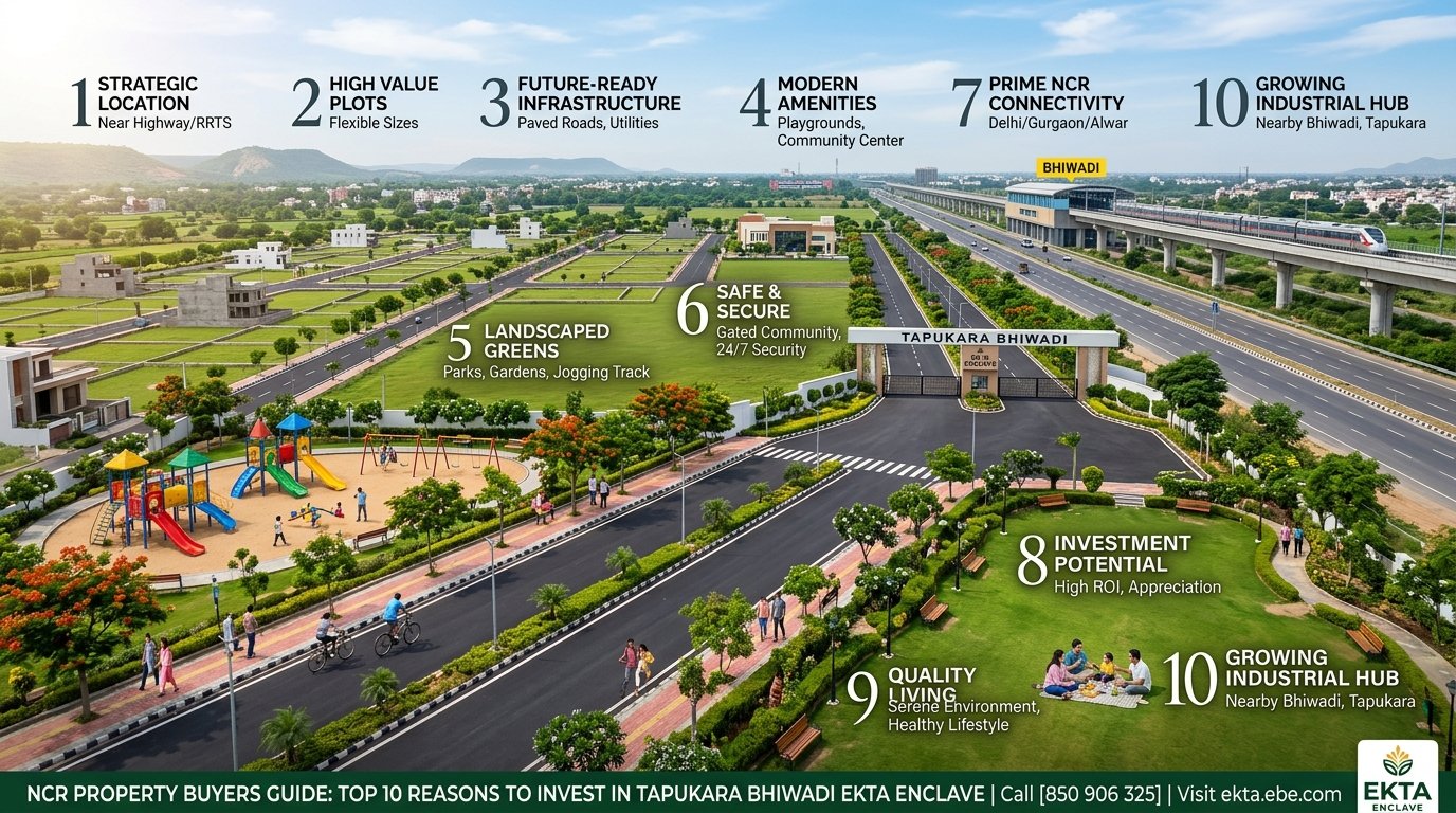 10 Major Reasons to Buy a Plot in Tapukara, Bhiwadi
